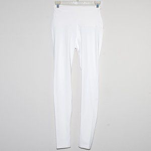 Montiel Women's White Full Length Yoga Athletic Leggings S(4-6)